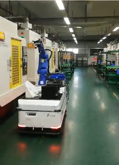 复合机器人CNC车间自动化案例